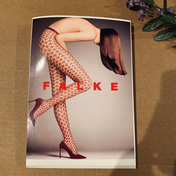 COPY - Falke Oversized Fishnet Tights BRAND NEW in Green - Picture 1 of 4